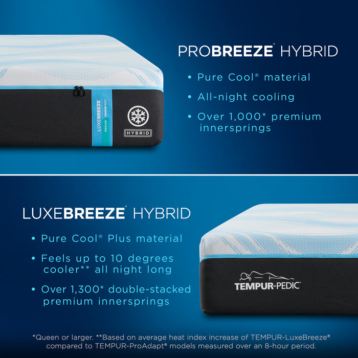 Tempur-Breeze - Tempur-Luxebreeze Medium - Hybrid