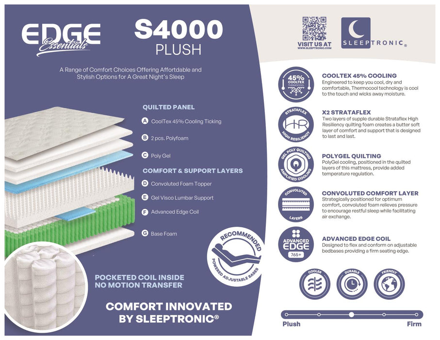 Edge S4000 Plush -  Twin