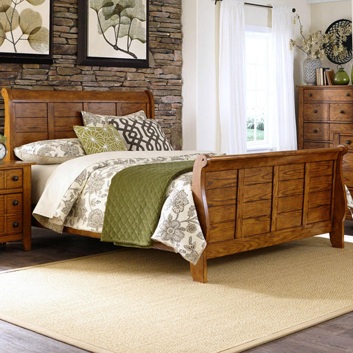 Grandpas Cabin King California Sleigh Bed image