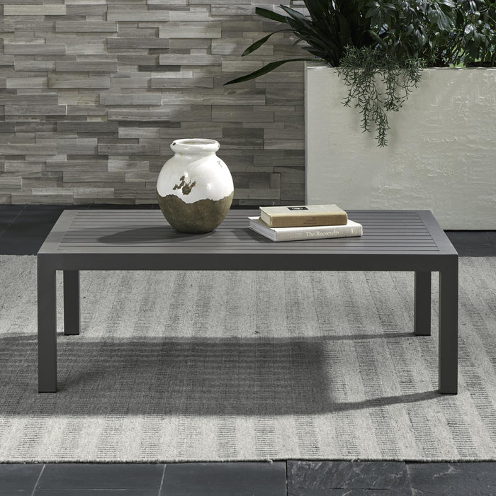 Plantation Key Outdoor Cocktail Table - Granite image