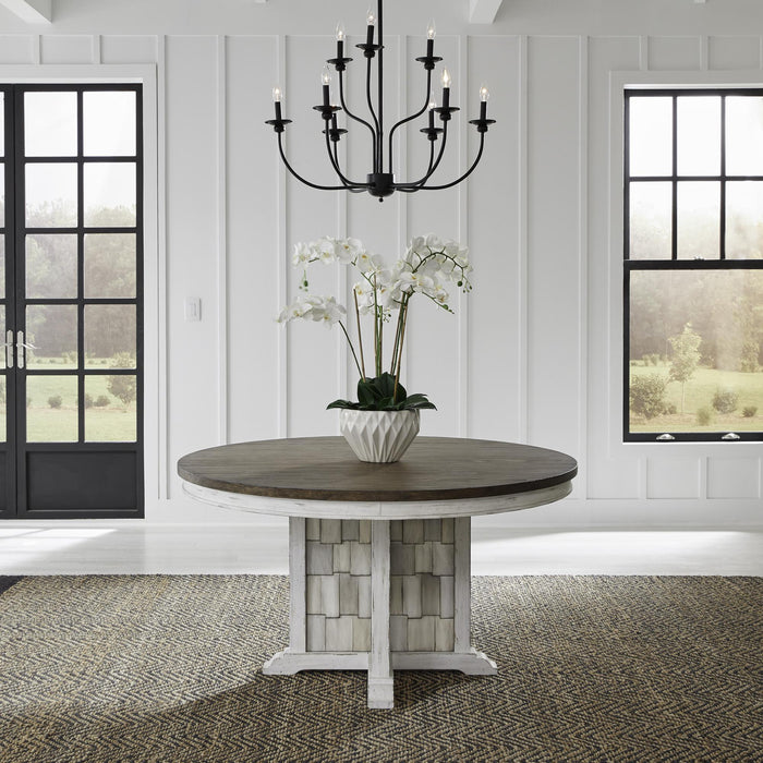 River Place Pedestal Table Set image