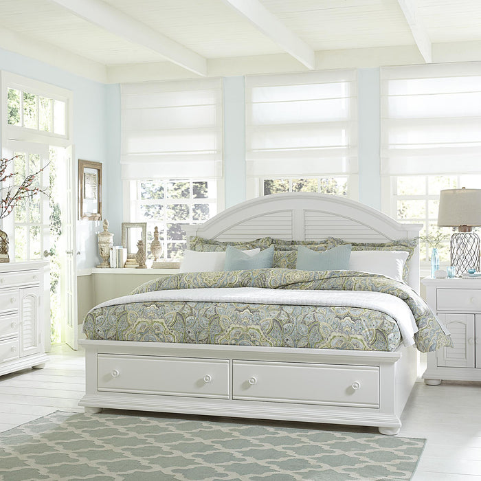 Summer House I King Storage Bed, Dresser & Mirror, Night Stand image