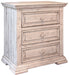 Terra 3 Drawer Nightstand in Distressed Vintage White image