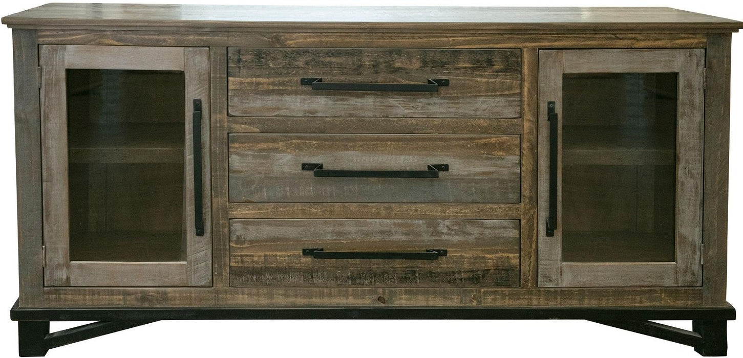 Loft 3 Drawer Buffet in Brown image
